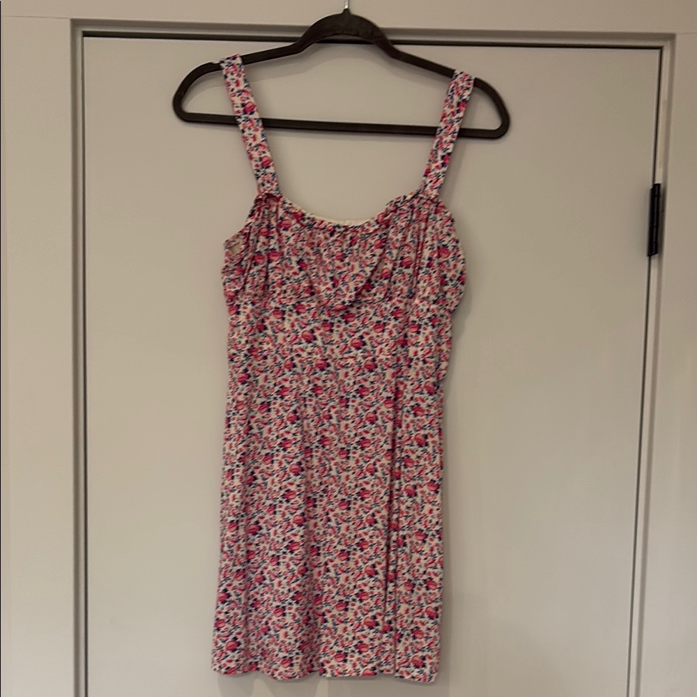 Trixxi White and Cream Sleeveless Sundress Mini